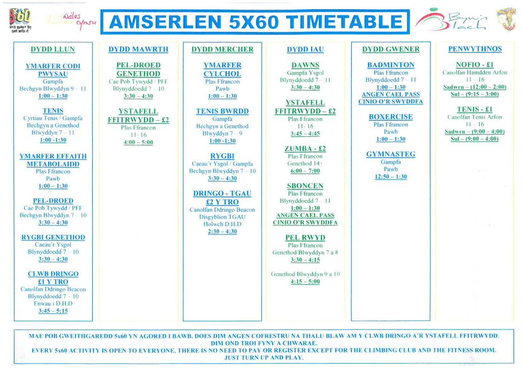 AMSERLEN 5X60