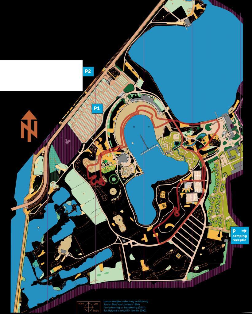 11 COURSE MAP 12 PARKING The public can use the Sunparks parking with space for 3400 cars.