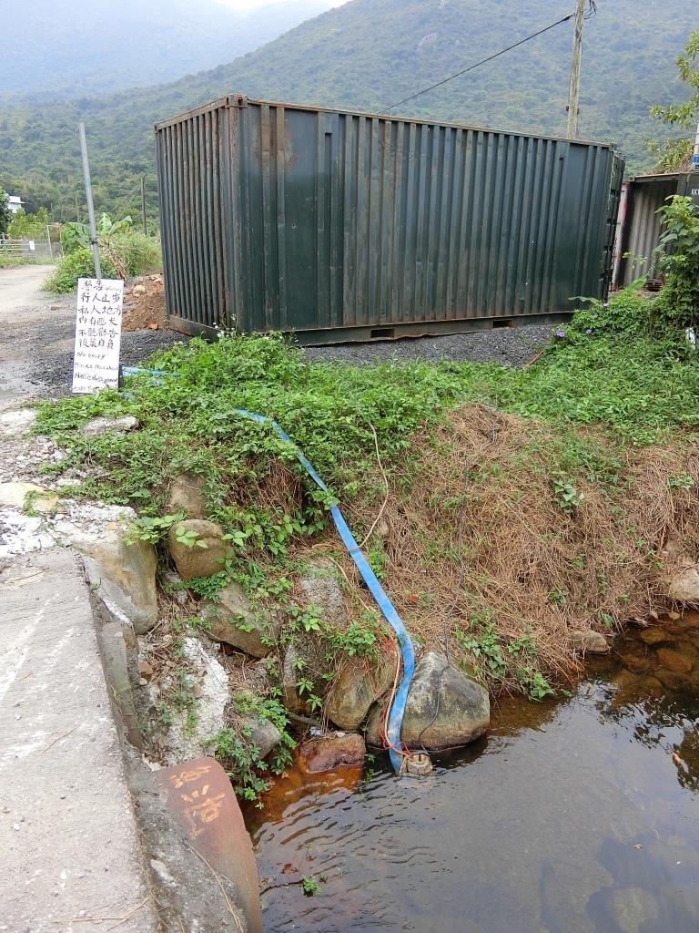 extracted from Tung Chung River Photo 4 showing the pipe