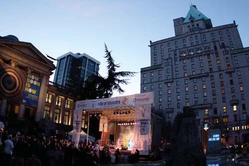 Approval to host an event is granted by the Engineering Services/Film and Special Events Office of the City of Vancouver. Functional Details Venue Type Size Plaza (concrete) 0.