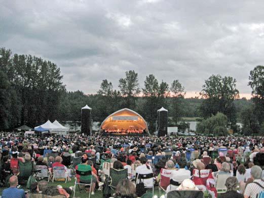 The Festival Lawn is municipally owned by the City of Burnaby. The Shadbolt Centre for the Arts and the Burnaby Parks and Recreation Department manage bookings and operations.