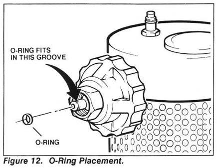 2. Remove the mixer assembly from the carrying case as shown in Figure 10. 4. Continue by removing the cylinder and valve assembly. Tag the cylinder to show it is no longer full.