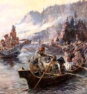 Columbia River Discovery & Exploration From the continent: On November 3, 1805, Lewis & Clark made camp on Government Island, where Interstate 205 crosses the river today.