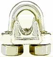 THE SS-450 "316" STAINLESS STEEL WIRE ROPE CLIPS SS-450 Rope Size SS-450 Stock No. Weight Per 100 Dimensions (lbs.) A B C D E F G H 1/8 1011250 6.22.72.44.47.41.38.81.94 3/16 1011261 10.25.97.56.59.