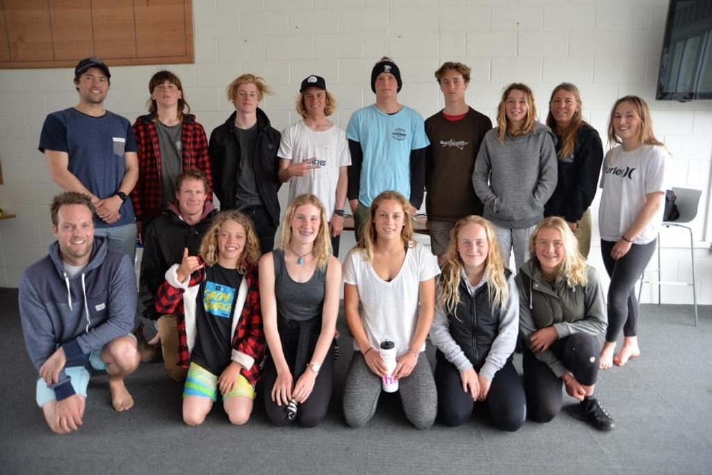 The hardest day for the team was Day 3 with all u16 and 18 s having their requals and then the requals of the school surfing divisions with some surfers having to surf up to four times in the one day.