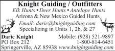 Hunting Guide Needs 928-600-8017 Specializing in Hunt Areas