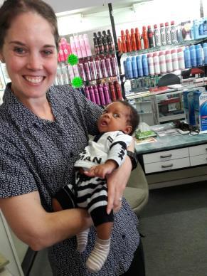 Club as well as supporters have had a busy month with assisting young Moms with new-born babies.