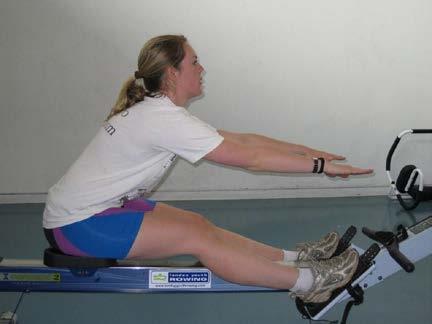 Long sit test If tight hamstrings present move to fixed or sliding seat on ergometer The testing position of the long sit test does not sufficiently position the athlete in such a way that reflects