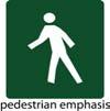 MAJOR HIGHWAY CLASS II PEDESTRIAN-EMPHASIS The Major Highway Class II Pedestrian-emphasis Street is designed for use along segments of streets with a pedestrian oriented land use context and high