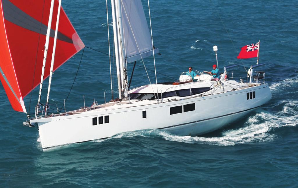 2015 WINNER THE GUNFLEET 58 A WINNING YACHT This is what a modern, luxury sailing yacht should be.