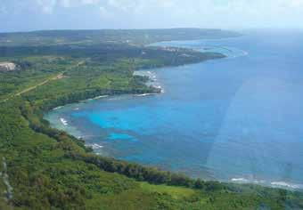 5 6 7 Submerged lands around US military leases on the islands of Tinian (5 & 6) and Farallon de Medinilla (7) will be transferred upon an agreement that ensures protection of military training