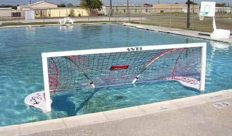 20 Water Polo Goals Senior Folding Goal The Senior Folding Goal is a full-sized competition Polo goal, dimensionally the same as the Anti Floating Goal with the added benefit that it folds flat for
