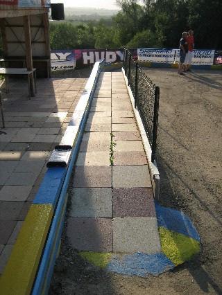 European Championship 2014 1:8 RC Buggy TRACK DISCRIPTION Track Rostrum with Time Keeping Rostrum for 12