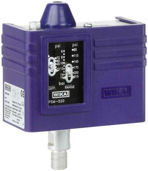 Operating instructions Contents EN Pressure switch, heavy-duty version Model PSM-520 1. General information 2. Design and function 3. Safety 4. Transport, packaging and storage 5.