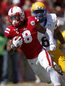 22 Nebraska rolled to a 55-7 victory over Florida Atlantic. The Husker offense enjoyed a record-setting day with a pair of 100-yard rushers and a pair of 100-yard receivers in the same game.
