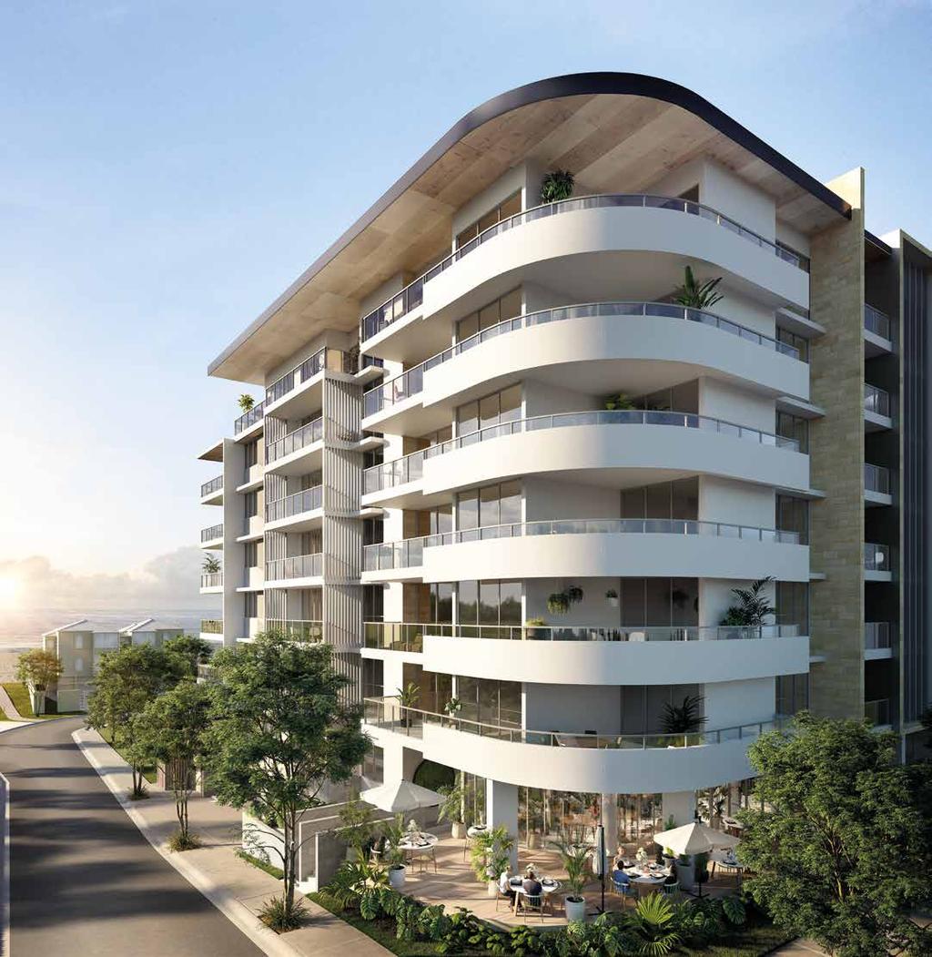 INCORPORATING 62 APARTMENTS ACROSS SEVEN STOREYS, ACQUA, PALM BEACH SETS THE BENCHMARK FOR TWO AND THREE BEDROOM BEACHSIDE LIVING.