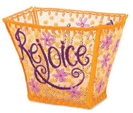 Directions for Rejoice basket Approximate finished size: 4½ wide x 3½ deep at upper edge