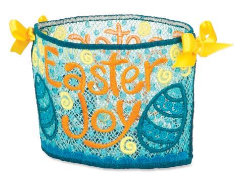 Directions for Easter Joy basket Approximate finished size: 3½ wide x 2¼ deep