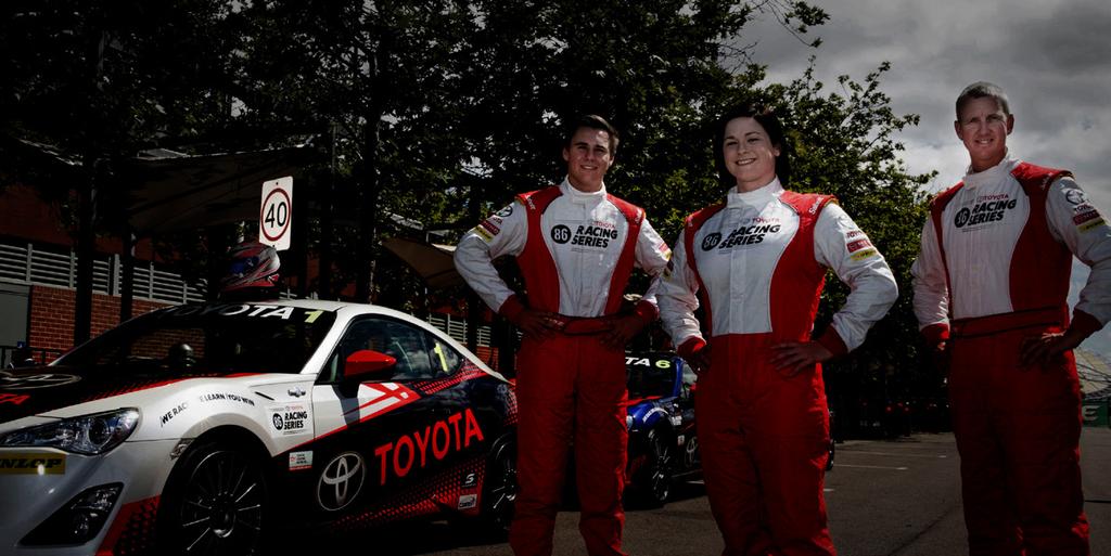 OREWORD THE TOYOTA 86 RACING SERIES IS A GREAT WAY FOR YOUNG AMATEUR DRIVERS TO ADVANCE THEIR CAREERS, COMPETING AGAINST AND LEARNING FROM PROFESSIONAL DRIVERS ALL UNDER THE GAZE OF MOTORSPORT
