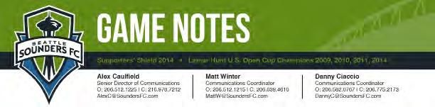 QUESTIONABLE MATCH INFORMATION SEATTLE SOUNDERS FC AT SAN JOSE EARTHQUAKES Kickoff: Septemb