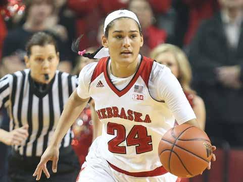HUSKERS.COM @HUSKERSWBB #HUSKERS Shepard Named Big Ten Freshman of the Year Big Ten debut, but it wasn't enough to prevent the Hawkeyes from escaping with a 74-68 win.