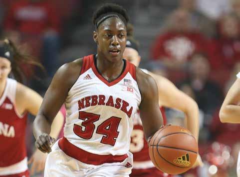 HUSKERS.COM @HUSKERSWBB #HUSKERS 11 face toughest schedule in school history 2.6 steals per game to lead the Tigers to the Class A state quarterfinals as a senior in 2016.