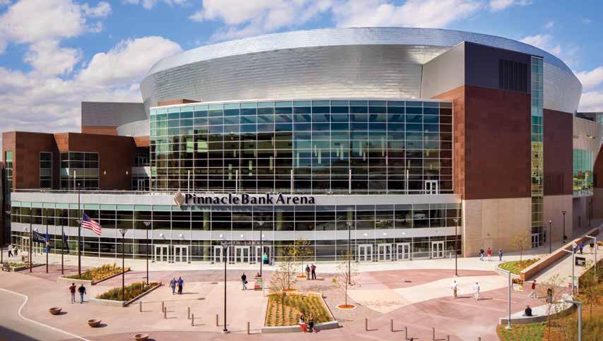 20 2016-17 NEBRASKA WOMEN'S BASKETBALL PINNACLE BANK ARENA The Nebraska women's basketball program entered a new era in 2013-14 with the move into the $179 million Pinnacle Bank Arena.