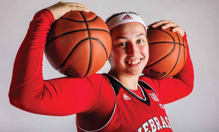 HUSKERS.COM @HUSKERSWBB #HUSKERS 73 Nebraska Scholar-Athlete Honor Roll in the fall of 2015 and was named to the Tom Osborne Citizenship Team.