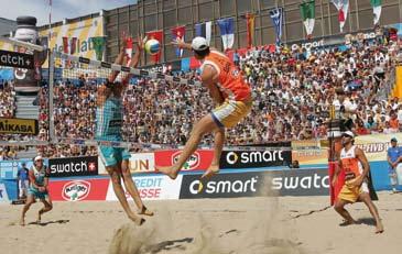 SWATCH FIVB World Championships The SWATCH FIVB World Championships will live a superb edition, the first ever played in the Alps.