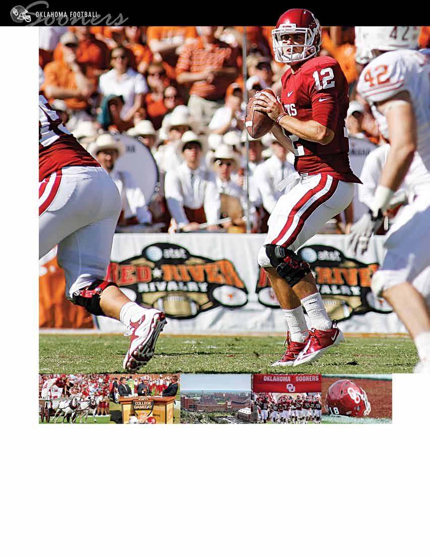 LANDRY JONES 7 NATIONAL CHAMPIONSHIPS 43 CONFERENCE CHAMPIONSHIPS 26 BOWL CHAMPIONSHIPS 152 ALL-AMERICANS 64 NATIONAL AWARD WINNERS 2 6BOOMER SOONER An overview of the Oklahoma football tradition