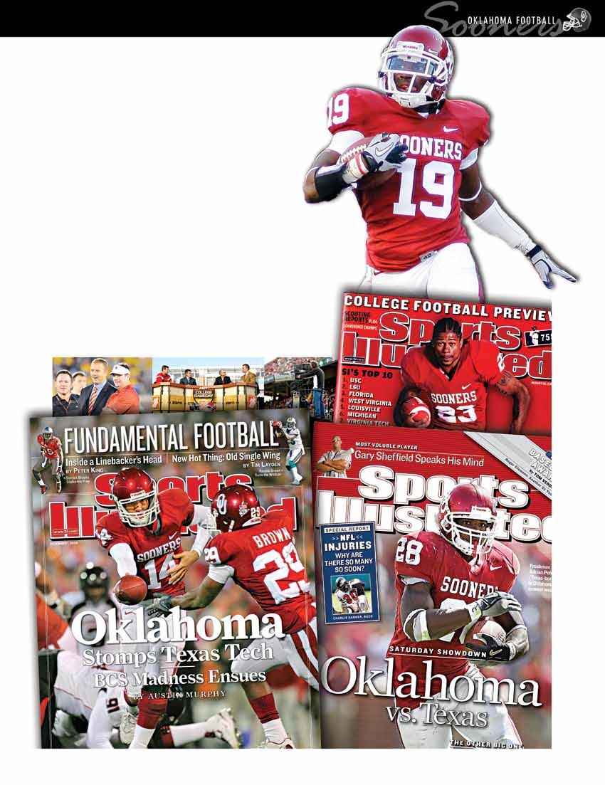 DEMONTRE HURST 11 22 The popularity of the Sooners is evident in the immense amount of products and apparel purchased by fans. OU ranks 11th in its consortium in sales of licensed merchandise.