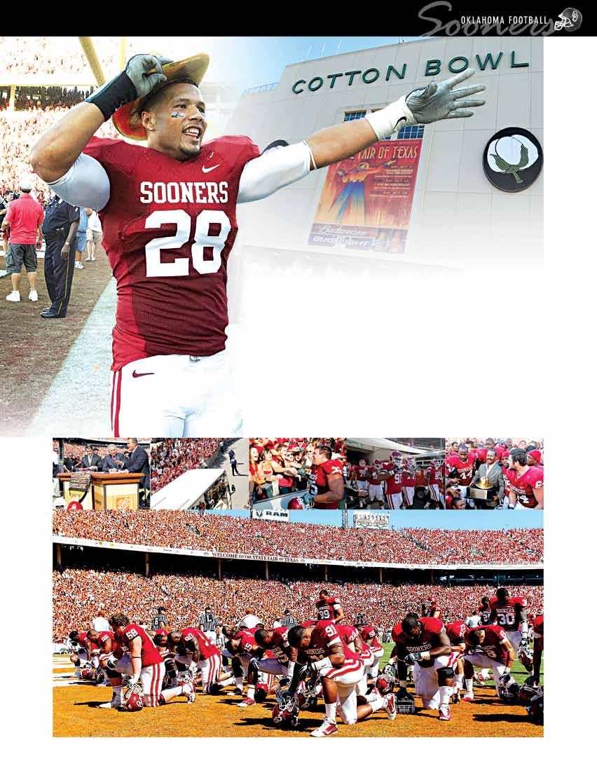 BOOMER SOONER TRAVIS LEWIS 7 Victories in Stoops 12 Games 2011 SEASON 22 Average Margin of Victory in the Seven 64 82 Consecutive Sellouts Since 1946