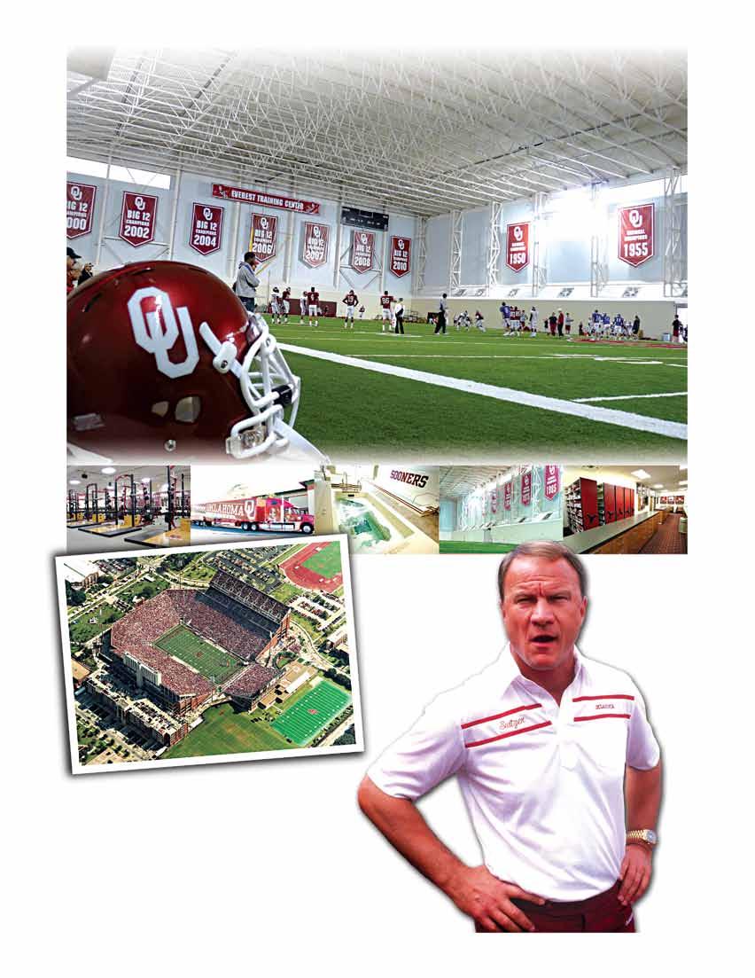 EVEREST CENTER BOOMER SOONER 2011 SEASON COACHING STAFF THE SOONERS The Barry Switzer Center Located at the south end of the Gaylord Family - Oklahoma Memorial Stadium, the Switzer Center houses