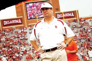 The Sooner head coach befriended the would-be albatross of OU s successful past from his first day on campus and remains steadfastly focused on tomorrow and the championship it holds.