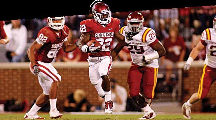 .. chose the number 10 because of former Sooner Mike Balogun... undecided on a major. ROY FINCH Year G-GS Rushing Avg. TD Lg Rec. Avg. TD Lg 2010 8-1 85-398 4.7 2 29t 10-49 4.