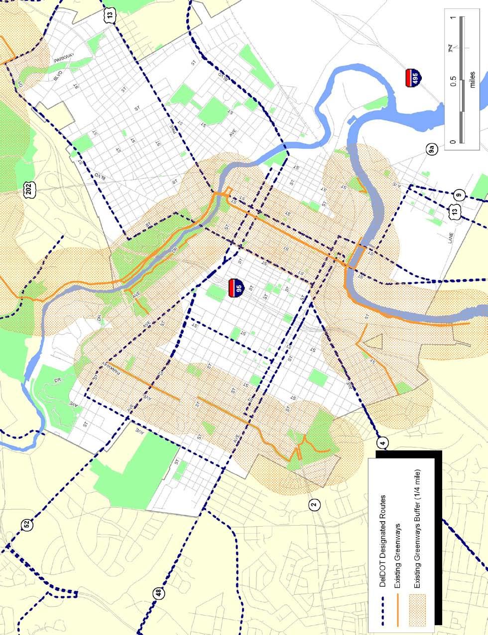 Figure 6: Bicycle Network Coverage in