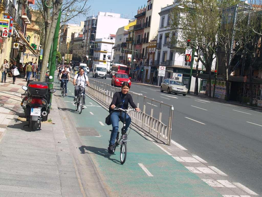 Sevilla, Spain 3 years 75 miles of segregated lanes