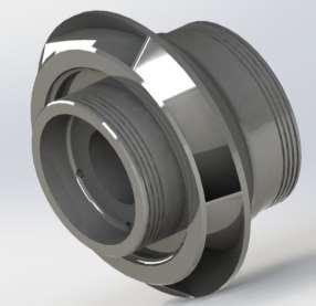 Besides the tungsten carbide bearings, the impeller is another critical rotating part in the ESP. A significant amount of wear marks are present on the impellers.