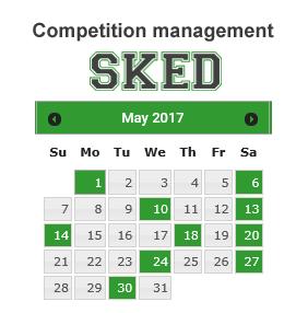 SKED software 3. Club/School - Place Players, Coaches & Volunteers in Teams 4.