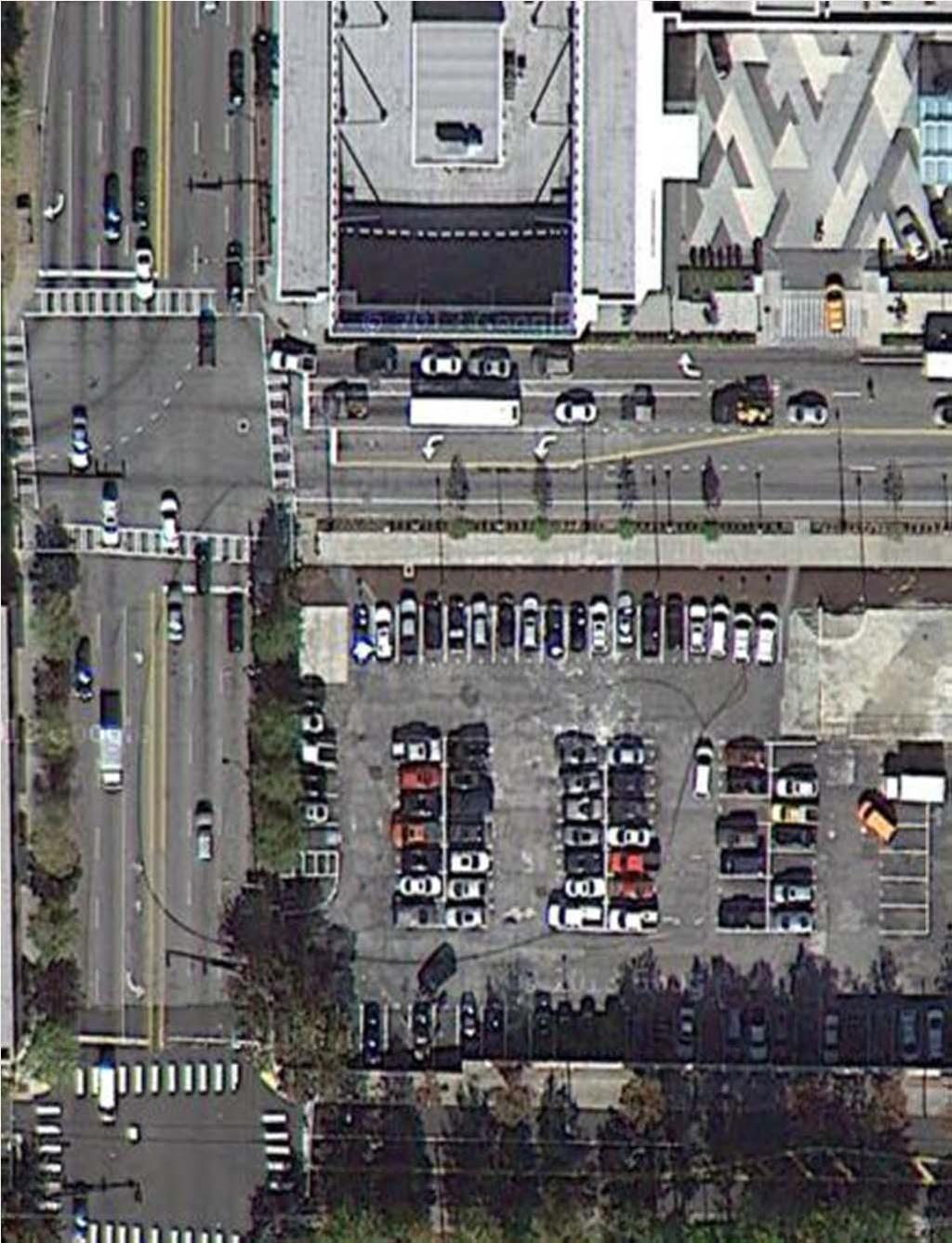 Add 2 nd right turn lane from Ivan Allen Jr Blvd to Williams St Ramp Meter Bypass Lane For