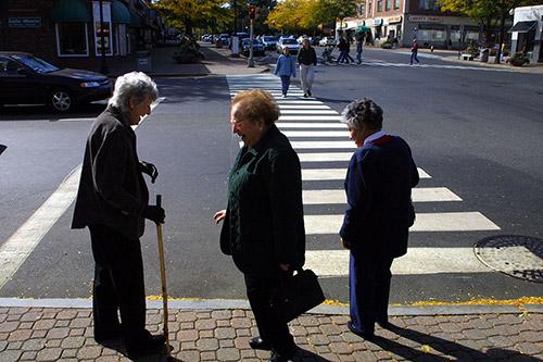 2.4 Increased Walking Time Typically pedestrian signals at a signalized intersection allow a walking speed of 1.