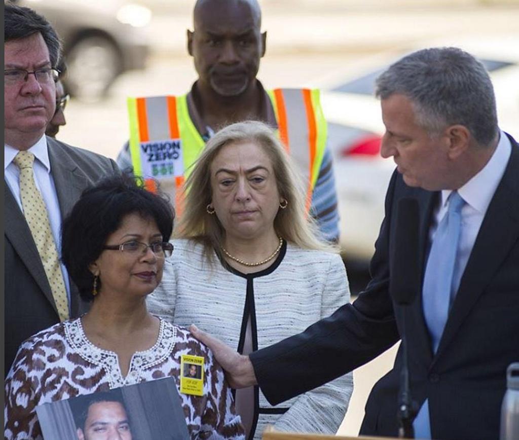 Press Conference (New York, NY) In 2008, Lizi Rahman's son Asif died on Queens Boulevard.