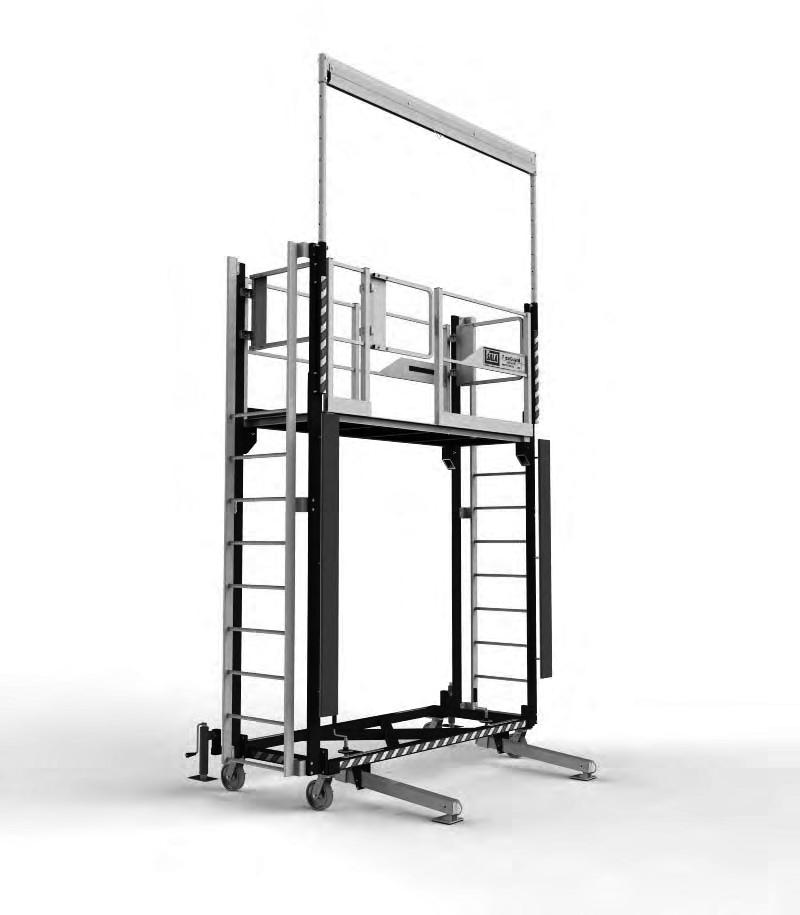 Instructions for the following series products: MOBILE ACCESS WORK PLATFORM WITH RAIL F.A.S. 8530397 User Instruction Manual MOBILE ACCESS WORK PLATFORM WITH RAIL F.
