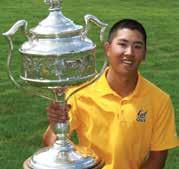 Charlie Wi, Cal's first Pac-10 individual medalist and a first-team All-American in 1995, made his PGA TOUR debut in 2002.