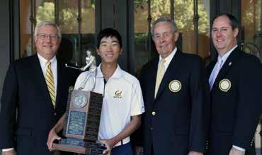 CONFERENCE HONORS PAC-12 PLAYER OF THE YEAR 2012-13 Michael Kim Pac-10/12 Individual medalist 1994-95 Charlie Wi 2009-10 Eric Mina 2012-13 Max Homa Pac-10/12 GOLFER OF THE MONTH 11/2005 Michael