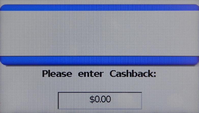 Select No to not get any cash back. 7.
