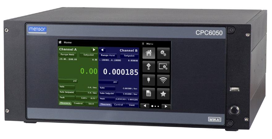 Calibration technology Modular pressure controller Model CPC6050 WIKA data sheet CT 27.