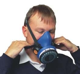 breathing through a filter Powered Air Purifying Respirator (PAPR) A motor-driven fan