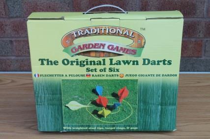 Garden Games Lawn Darts Traditional lawn darts set that will test your skill and accuracy.