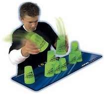 Speed Stacking Cups Speed cup stacking is a fun and exciting individual or team sport where participants stack and unstack specifically designed plastic cups in a predetermined sequence.